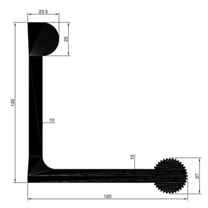 Trelleborg W2L klemvoegenband (Waterkerende Systemen)