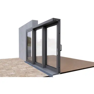 kuva kohteelle UNILUX - wood-alu lift & slide door, Scheme C