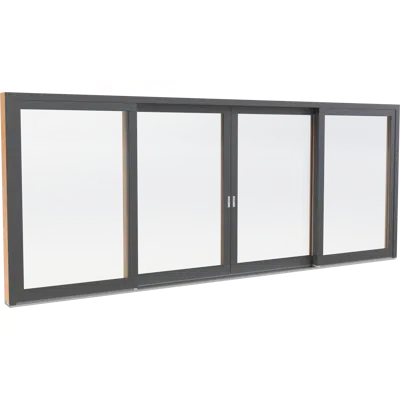 Imagem para UNILUX - wood-alu lift & slide door, Scheme C}