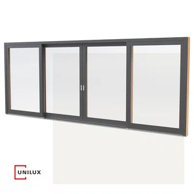 Image for Wood-alu lift & slide door, Scheme C