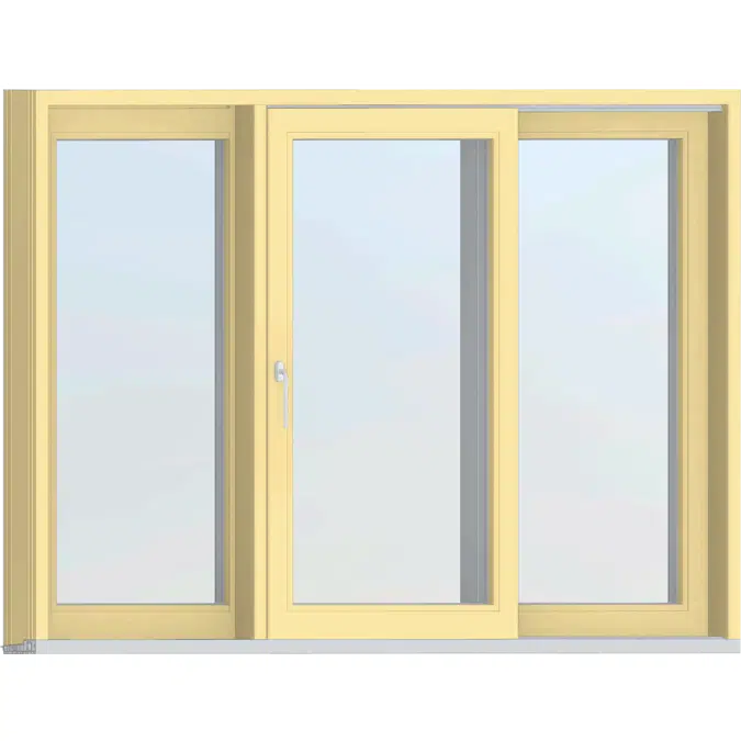 UNILUX - wood-alu lift & slide door, Scheme G2