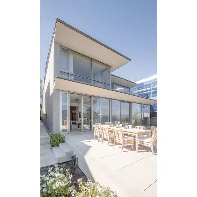 UNILUX - wood-alu lift & slide door, Scheme A
