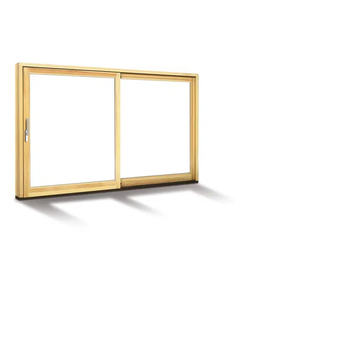 UNILUX - wood-alu lift & slide door, Scheme A