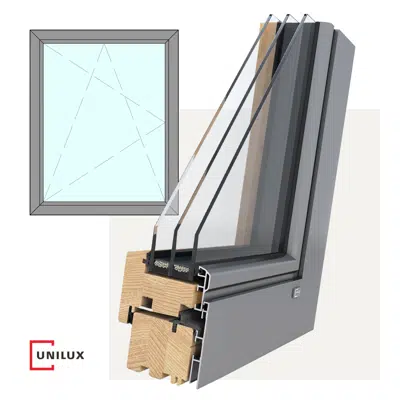 Image for LivingLine - wood-alu window tilt & turn, single sash