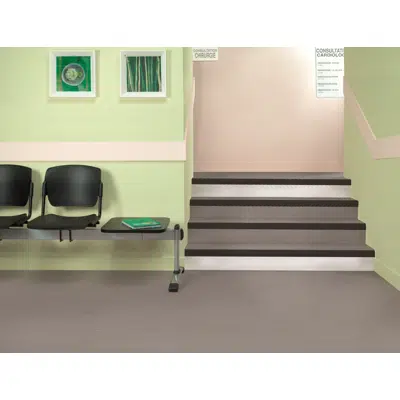 PVC resilient flooring for stairs图像
