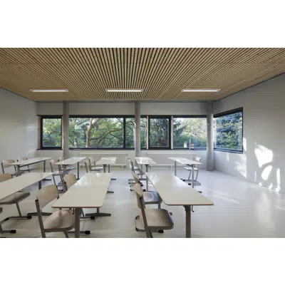 billede til Acoustic linoleum resilient flooring