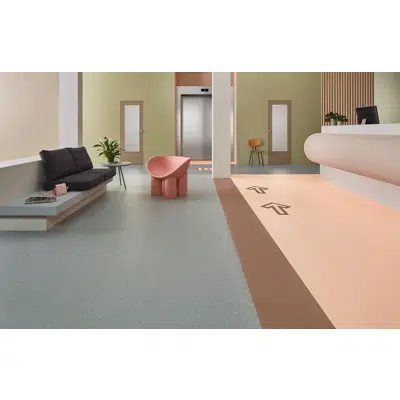 U3-U4 homogeneous PVC resilient flooring图像