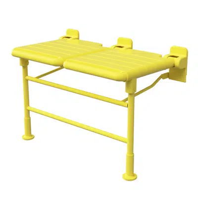 ADA Nylon Bench Shower Seats with Legs - Decorative Colors için görüntü