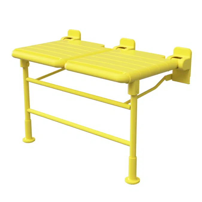 ADA Nylon Bench Shower Seats with Legs - Decorative Colors