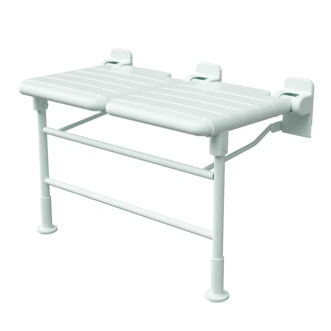 ADA Nylon Bench Shower Seats with Legs - Decorative Colors