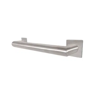 画像 Blended 8000 Series Decorative ADA Grab Bars - Satin Stainless - 12", 16", 18", 24", 30", 36", 42", 48" 
