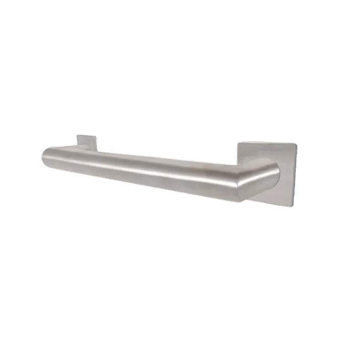 Blended 8000 Series Decorative ADA Grab Bars - Satin Stainless - 12", 16", 18", 24", 30", 36", 42", 48" 