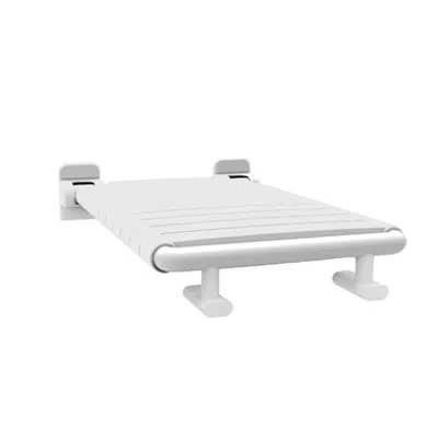 изображение для ADA Nylon Tub Seat with Skis - White