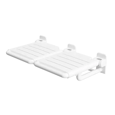 afbeelding voor ADA Nylon Bench Shower Seats Cantilevered - White