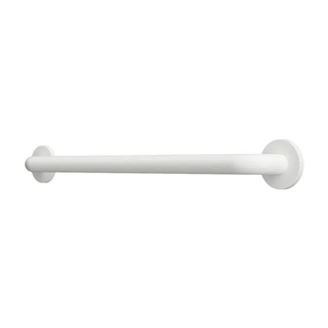 Clench 5000 Series Standard ADA Grab Bars - White - 12", 16", 18", 24", 30", 36", 42", 48"