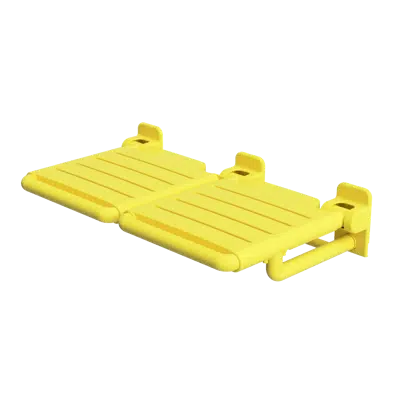 画像 ADA Nylon Bench Shower Seats Cantilevered - Decorative Colors