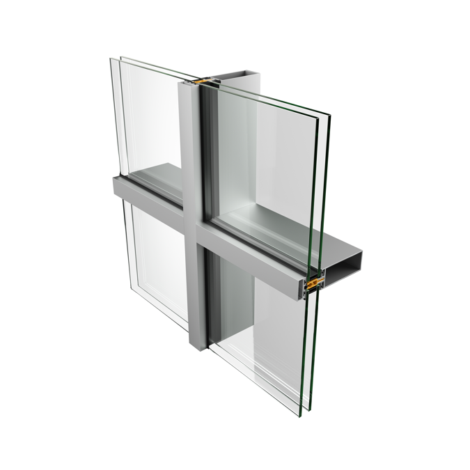 BIM objects - Free download! SMARTIA M35 a curtain wall system for ...