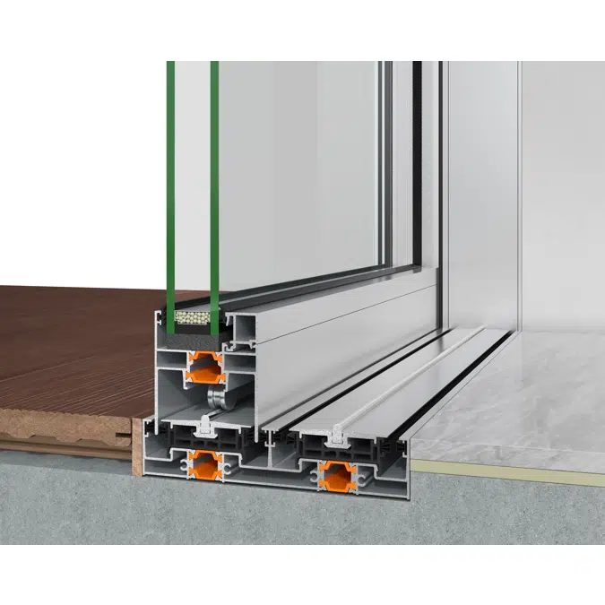 Minimal Sliding insulated system SMARTIA M630 PHOS