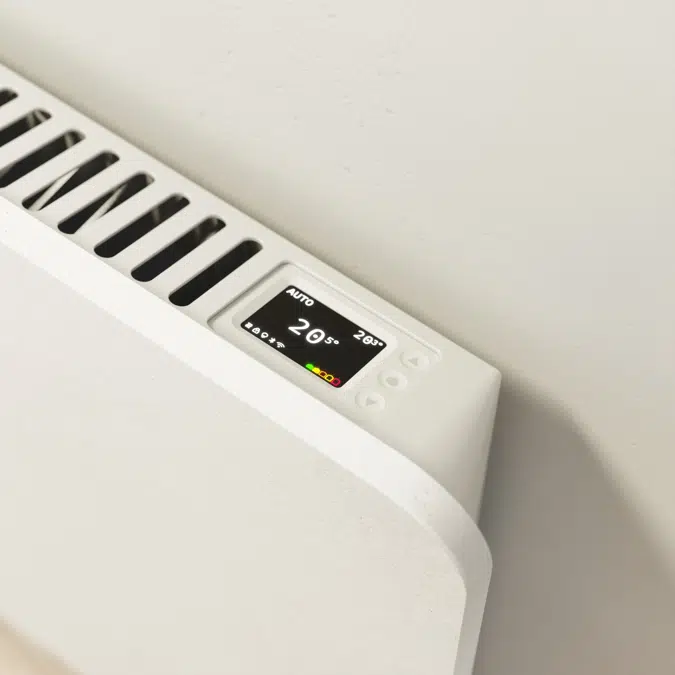Concrete inertia electric wall radiator FOGO Cima 1000W Modèle S