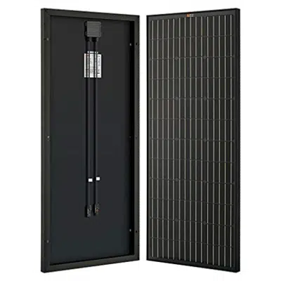 Rich Solar Black 100 Watt 12 Volt Monocrystalline Solar Panel图像