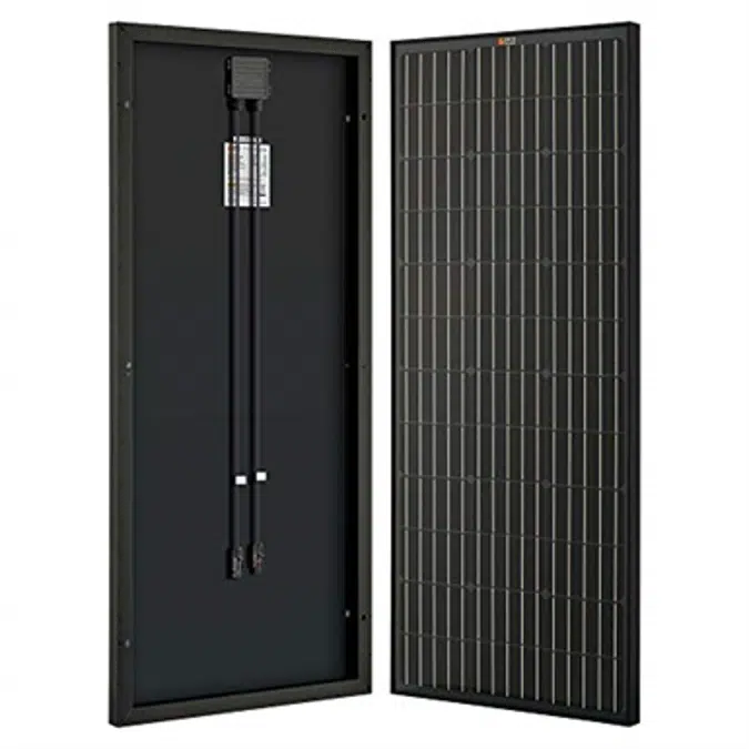 Rich Solar Black 100 Watt 12 Volt Monocrystalline Solar Panel