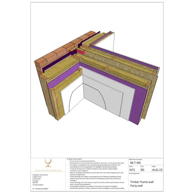 Airtight liquid vapour control membrane