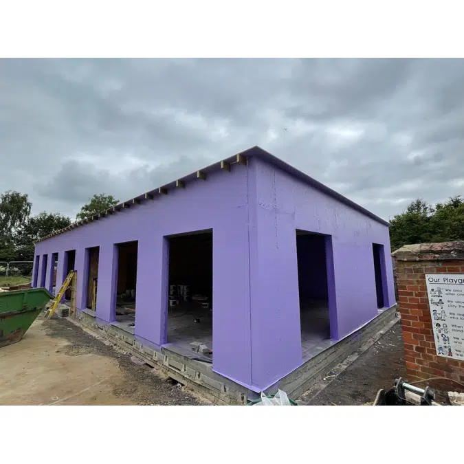 Liquid Facade Breathable Membrane - Passive Purple External Spray