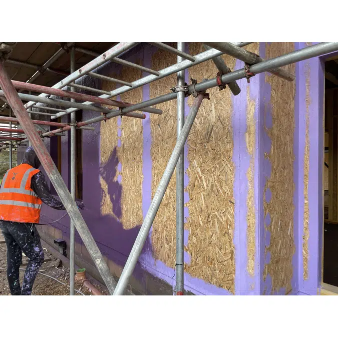 Liquid Facade Breathable Membrane - Passive Purple External Spray