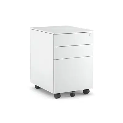 Imagem para Mobile Pedestal with Filing Drawers Metal}