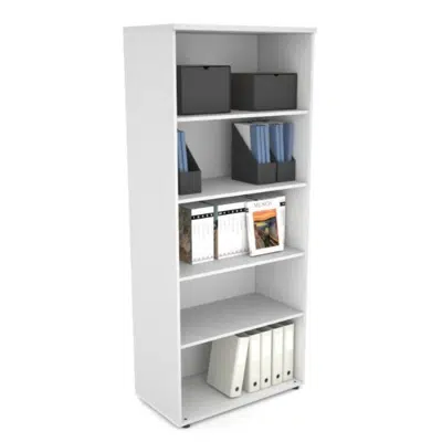 Image for Uniform Large Open Bookcase [800W x 1870H x 350 & 450D]
