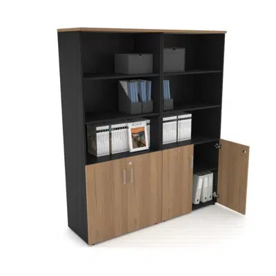 Image for Uniform Large Storage Cupboard with Small Doors [1600W x 1870H x 350 & 450D] 