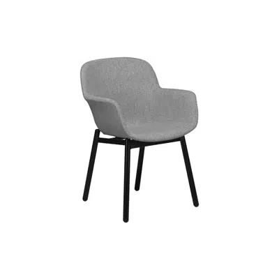 afbeelding voor Tommy Upholstered Chair - 4 Legs Base