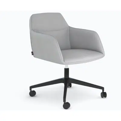 Imagem para McDuck Arm Chair - Black Swivel Base}