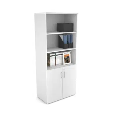 изображение для Uniform Large Storage Cupboard with Small Doors [800W x 1870H x 350 & 450D]