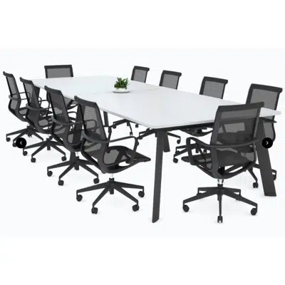 Imagem para Switch Meeting Room Table - Radius Corners 3200L x 1100W}