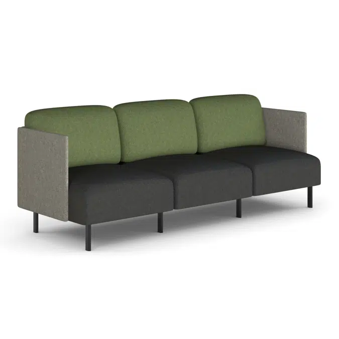Sona Modular Privacy Sofa Triple Seater Lounge