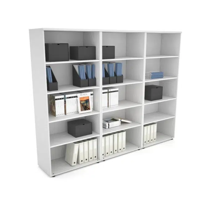 Uniform Large Open Bookcase [2400W x 1870H x 350 & 450D]
