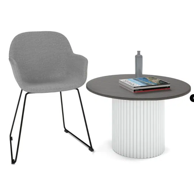 BIM objects - Free download! Baobab Circular Base Coffee Round Table ...