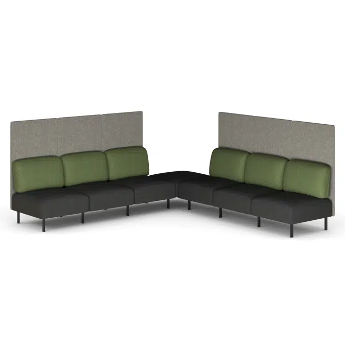 Sona Modular Privacy Sofa 7 Seater Corner Lounge