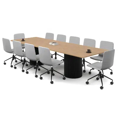 Imagem para Baobab Boardroom Rectangle Table with Rounded Corners}