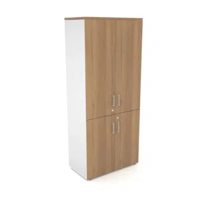 Image for Uniform Large Storage Cupboard with Small & Medium Doors [800W x 1870H x 350 & 450D]