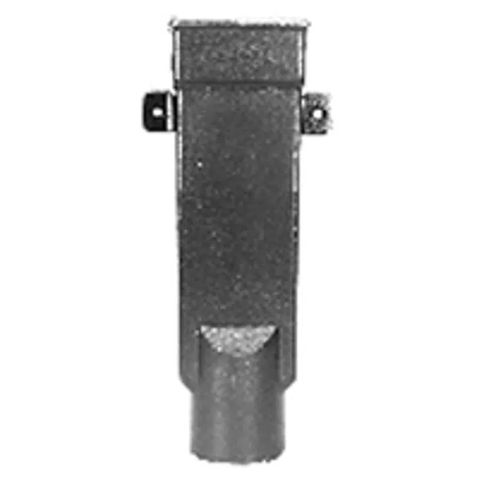 Z191 5" x 4" x 24" Downspout Boot