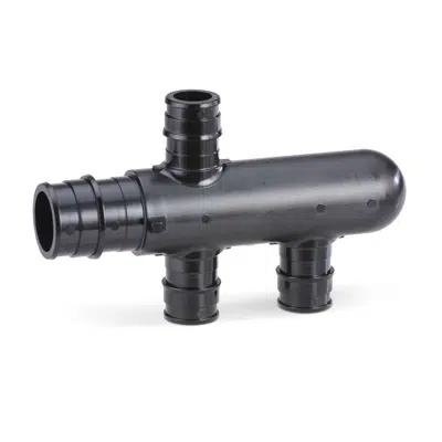 รูปภาพสำหรับ QEPMCO_ F1960 Expansion CR MultiPort Tee-Mains3/4"EXPEX xclosed, 1/2"EXPEXopp.outlets