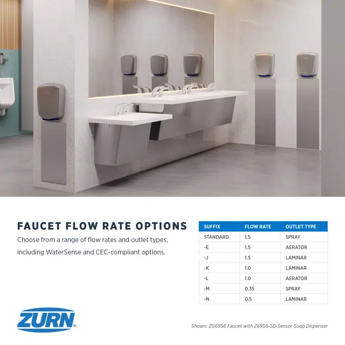 ZG6956 Cumberland Series® Sensor Faucet With Gear-driven Ceramic Cartridge