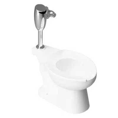 Image for Z.WC4.S.HYD Floor Mount Zurn One EcoVantage® Toilet System with Top Mount 1.28 GPF Hydropower Sensor Flush Valve