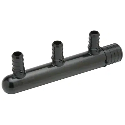 画像 QPM53_3_4_5 Crimp QickSert Polymer Multi-Port Tee