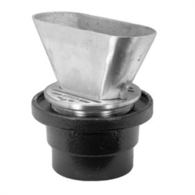 Objetos BIM ¡Descarga gratis! ZN211BF Open Throat Oval Funnel