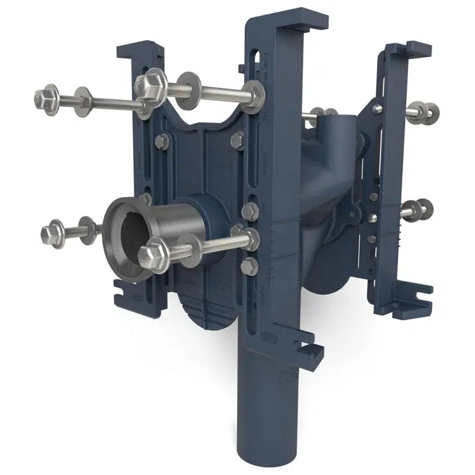 Z1202-ND EZCarry® High Performance Adjustable Vertical Back-to-Back Siphon Jet No-Hub Water Closet