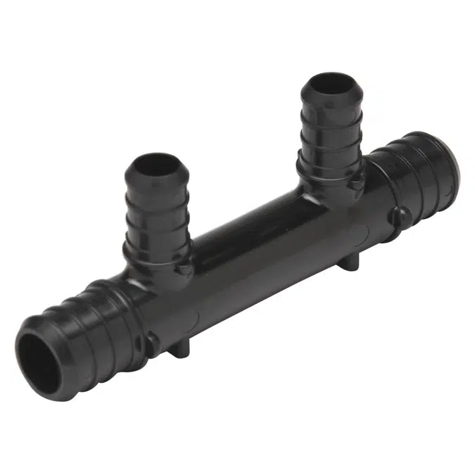 QPM_-2FT QickSert Polymer Multi-Port Tee