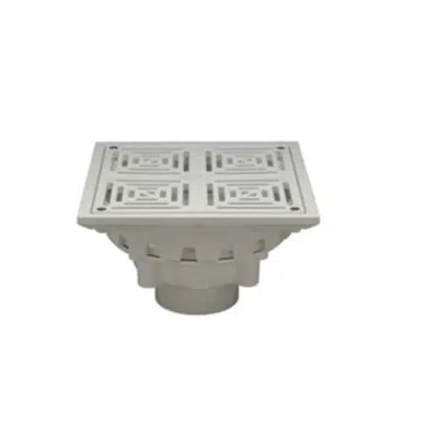 Image for FD2283 10" Square Top Decorative Floor Drain